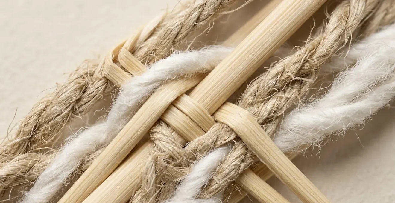 Composition macro de différentes fibres végétales naturelles pour la fabrication du papier